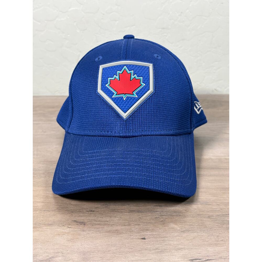 Toronto Blue Jays New Era Home Plate Maple Leaf Blue Womens Baseball MLB Hat M/L